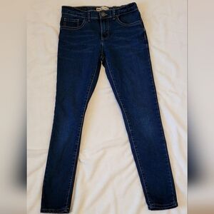 Levi Strauss 710 Super Skinny Size 12 Boys Denim Blue Jeans